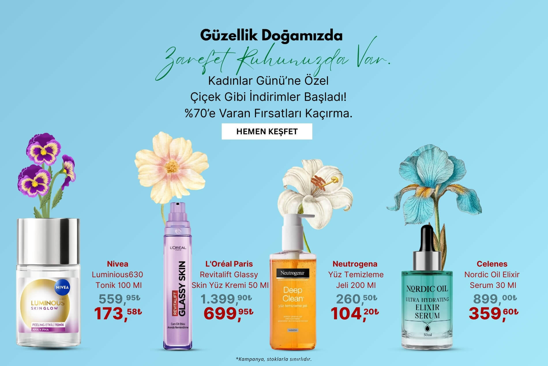 Kadınlar Günü Cilt Bakım