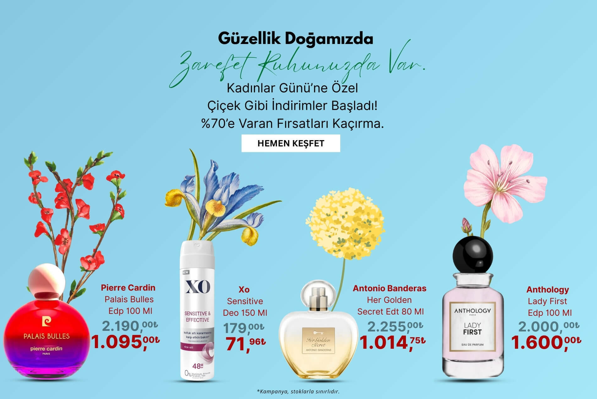 Kadınlar Günü Parfüm