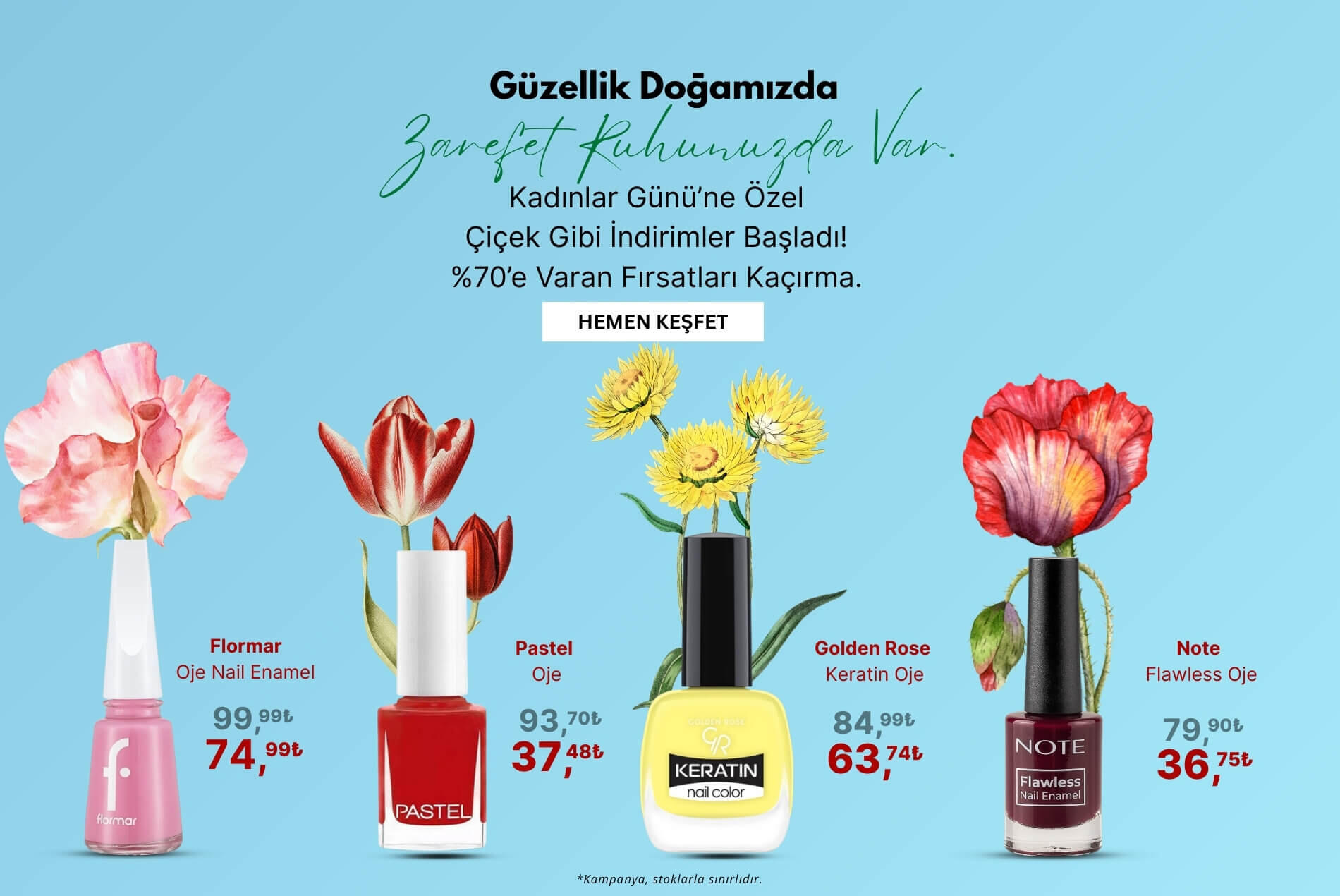 Kadınlar Günü Tırnak