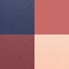 Golden Rose Quattro Eyeshadow Palette No:03 Blue Charm 