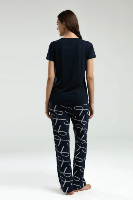 Arnetta 3232-S Bayan Pijama Takımı Lacivert - 5