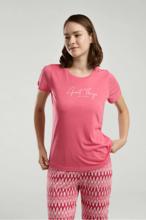 Arnetta 3248-S Bayan Pijama Takımı Pembe - 1