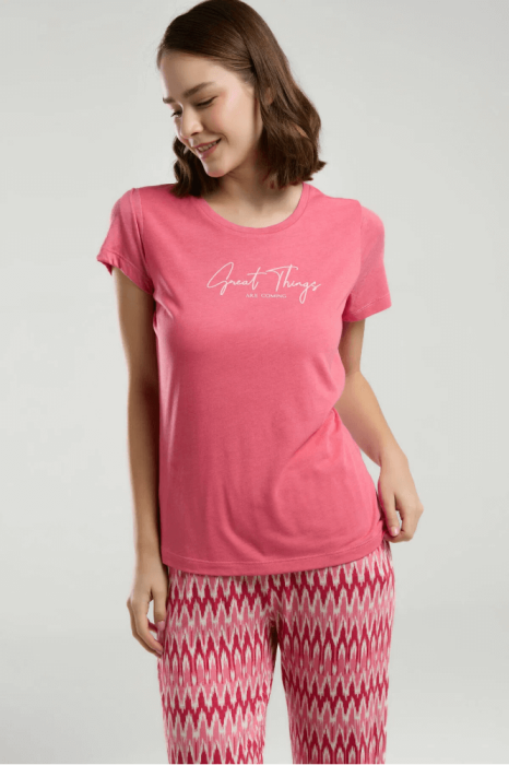 Arnetta 3248-S Bayan Pijama Takımı Pembe - 3