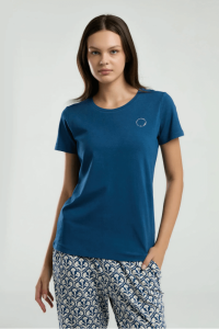 Arnetta AR3212-X Büyük Beden Bayan Pijama Takımı Lacivert - 2