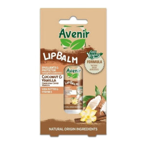 Avenir Lip Balm Vegan Formula Coconut & Vanilla 5.2 Gr - Avenir