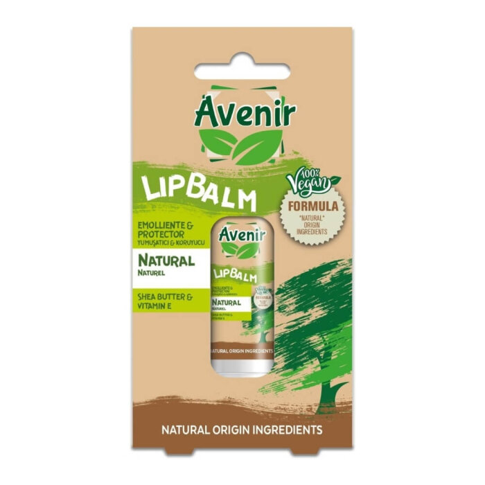 Avenir Lip Balm Vegan Formula Natural 5.2 Gr - 1