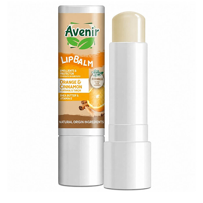 Avenir Lip Balm Vegan Formula Orange & Cinnamon 5.2 Gr - 2