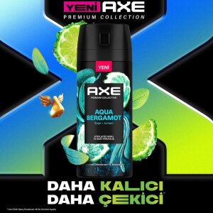 Axe Premium Erkek Deodorant Spray Aqua Bergamot 150 Ml - 2