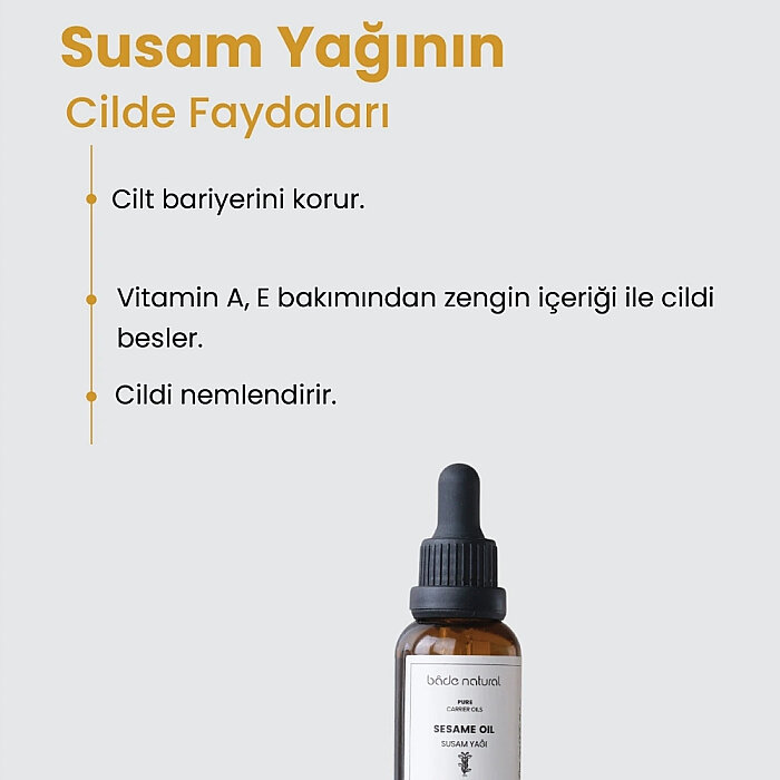 Bade Natural %100 Saf Susam Yağı 30 Ml - 2