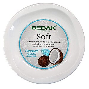 Bebak Soft Hindistan Cevizi Nemlendirici Bakım Kremi 300 Ml - Bebak