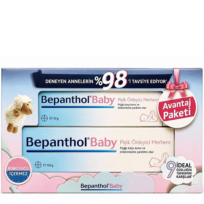Bepanthol Baby Pişik Önleyici Merhem 30 Gr + 100 Gr Set - 1