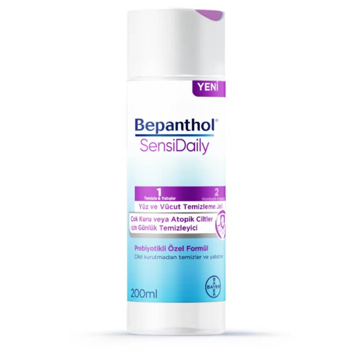 Bepanthol Sensidaily Yüz ve Vücut Yıkama Jeli 200 Ml - 1