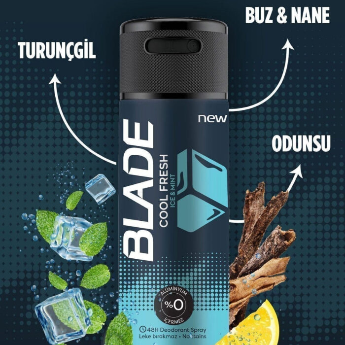 Blade Cool Fresh Erkek Deodorant 150 Ml - 5