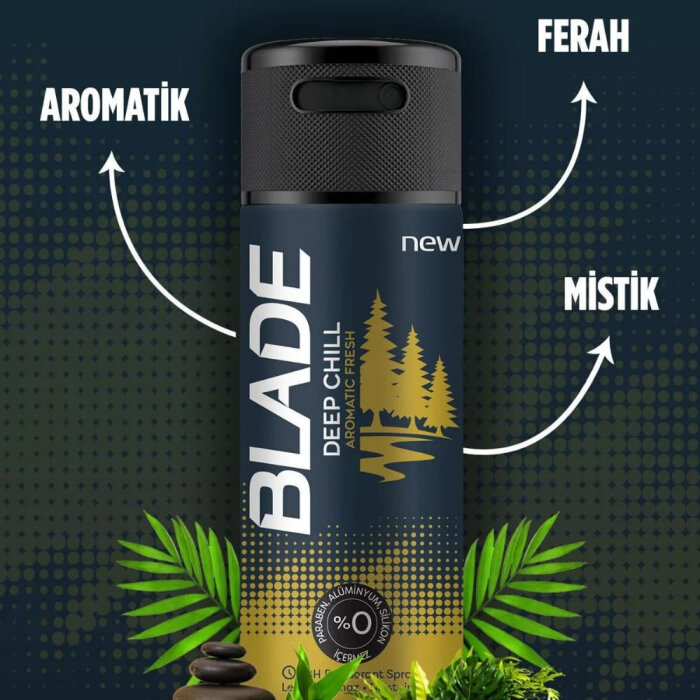 Blade Deep Chill Erkek Deodorant 150 Ml - 5