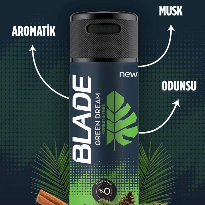 Blade Green Dream Erkek Deodorant 150 Ml - 2