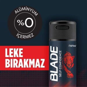 Blade Self Confidence Erkek Deodorant 150 Ml - 3