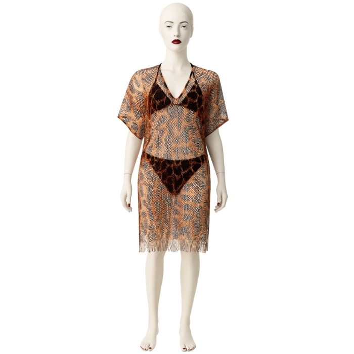 Blanc Du Nil File Pareo Leopar - 1