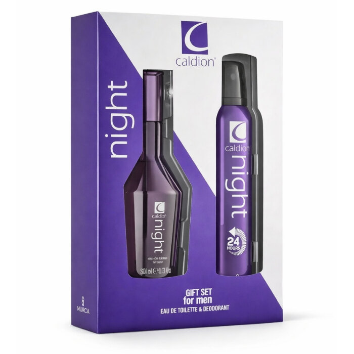 Caldion Night Pour Homme Erkek Parfüm Edt 100 Ml + Deodorant 150 Ml Set - 1