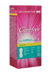 Carefree Cotton Hijyenik Ped Fresh 20'li - Thumbnail