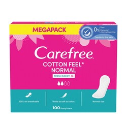 Carefree Normal Cotton Parfümlü 100'lü - Thumbnail