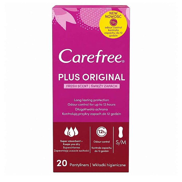 Carefree Refresh Fresh Günlük Ped 20'li - 1