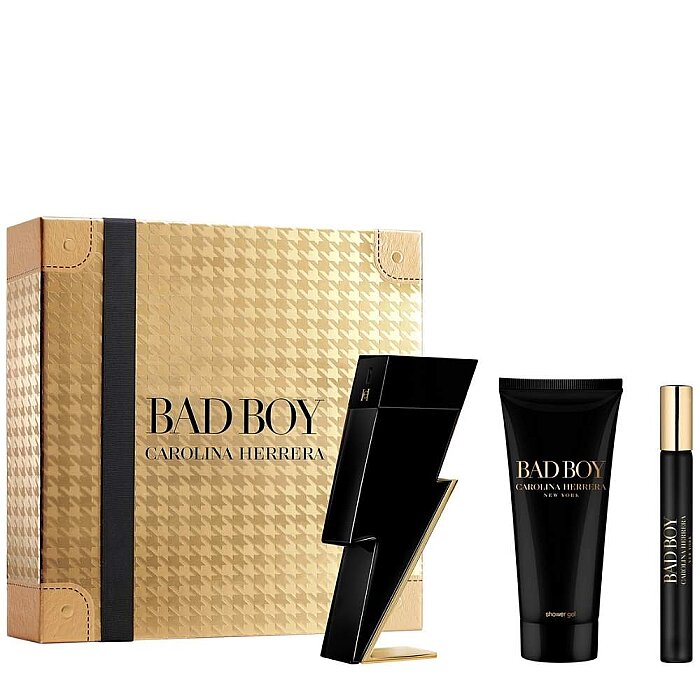 Carolina Herrera Bad Boy Erkek Parfüm Edt 100 Ml+Shower Gel 100 Ml+Edt 10 Ml Set - 1