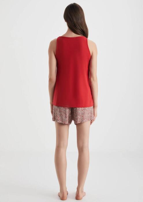 Catherine's 1003 Kadın Şort Takım Kırmızı - 2
