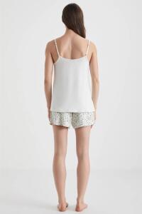 Catherine's 1009 Kadın Şort Takım Beyaz - 4