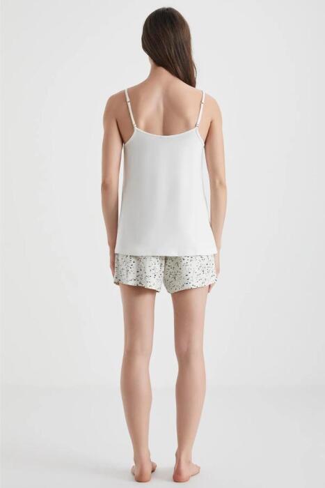 Catherine's 1009 Kadın Şort Takım Beyaz - 4