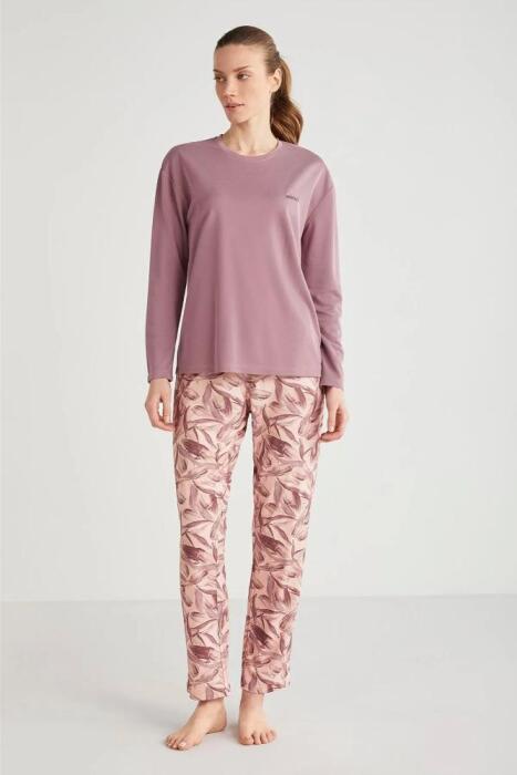 Catherine's 2626 Kadın Pijama Takımı Gülkurusu - 1