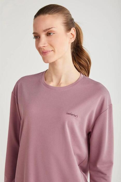 Catherine's 2626 Kadın Pijama Takımı Gülkurusu - 3