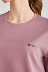 Catherine's 2626 Kadın Pijama Takımı Gülkurusu - 5
