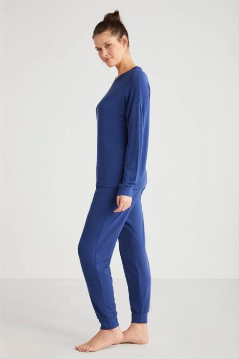 Catherine's 2628 Kadın Pijama Takımı Lacivert - 2