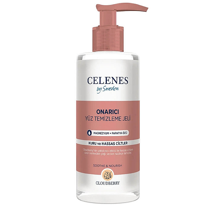 Celenes Cloudberry Kuru&Hassas Ciltler Yüz Yıkama Jeli 250 Ml - 1