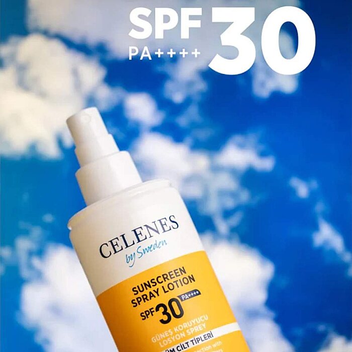 Celenes Güneş Koruyucu Losyon Sprey Spf30 150 Ml - 3