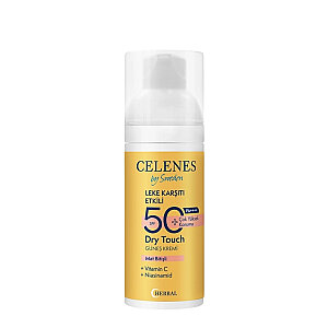 Celenes Herbal 50+SPF Güneş Koruyucu Krem Dry Touch 50 Ml - Celenes