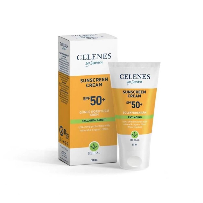 Celenes Herbal Anti Age Güneş Kremi Spf50 50 Ml