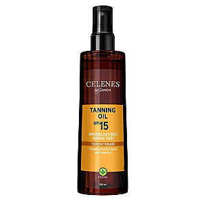 Celenes Herbal Bronzlaştırıcı Güneş Yağı Spf15 200 Ml - Celenes