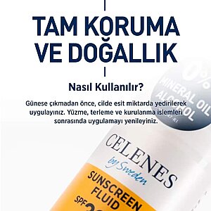 Celenes Herbal Güneş Koruyucu Dry Touch Spf30 50 Ml - 3