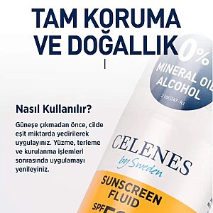 Celenes Herbal Güneş Koruyucu Dry Touch Spf50 50 Ml - 3