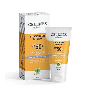 Celenes Herbal Kuru ve Hassas Güneş Kremi Spf50 50 Ml - 2