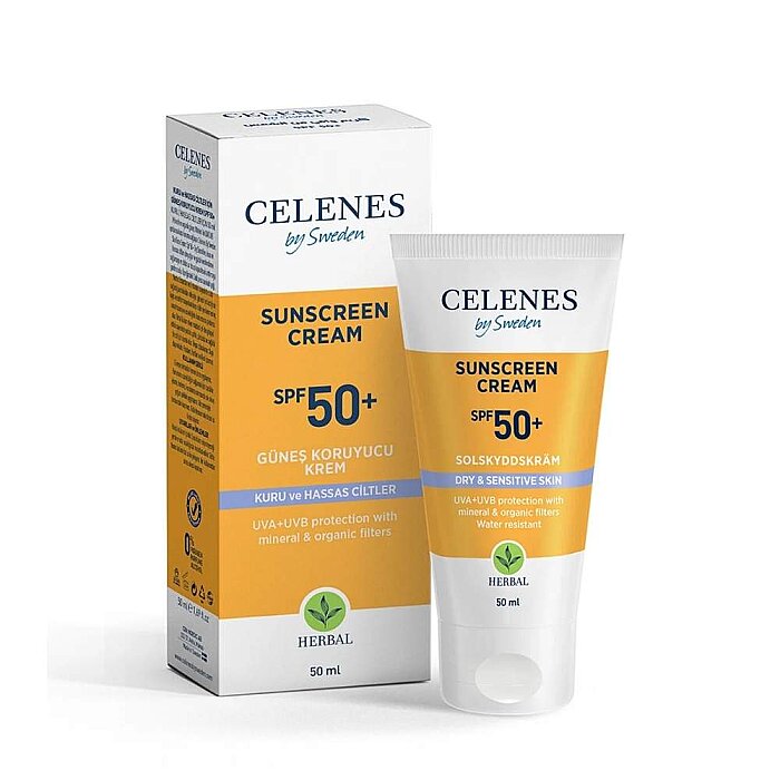 Celenes Herbal Kuru ve Hassas Güneş Kremi Spf50 50 Ml - 2