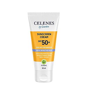 Celenes Herbal Kuru ve Hassas Güneş Kremi Spf50 50 Ml - 1