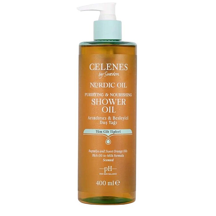 Celenes Nordic Oil Parfümlü Duş Yağı 400 Ml - 1