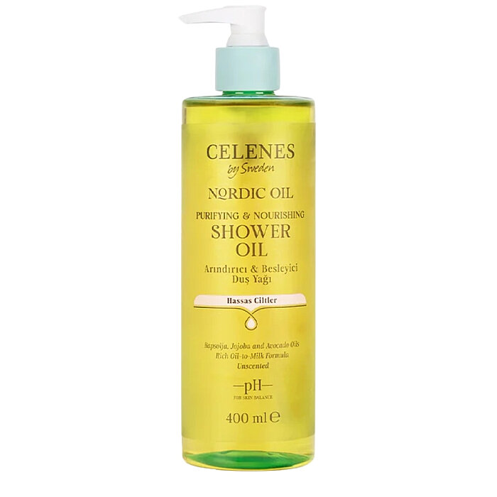 Celenes Nordic Oil Parfümlü Duş Yağı 400 Ml Hassas Ciltler - 1