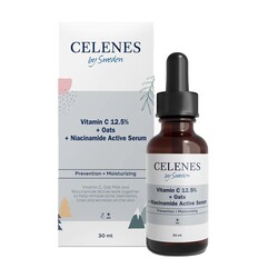 Celenes Vitamin C 12.5+Oats+Niacinamide Active Serum 30 Ml - Thumbnail