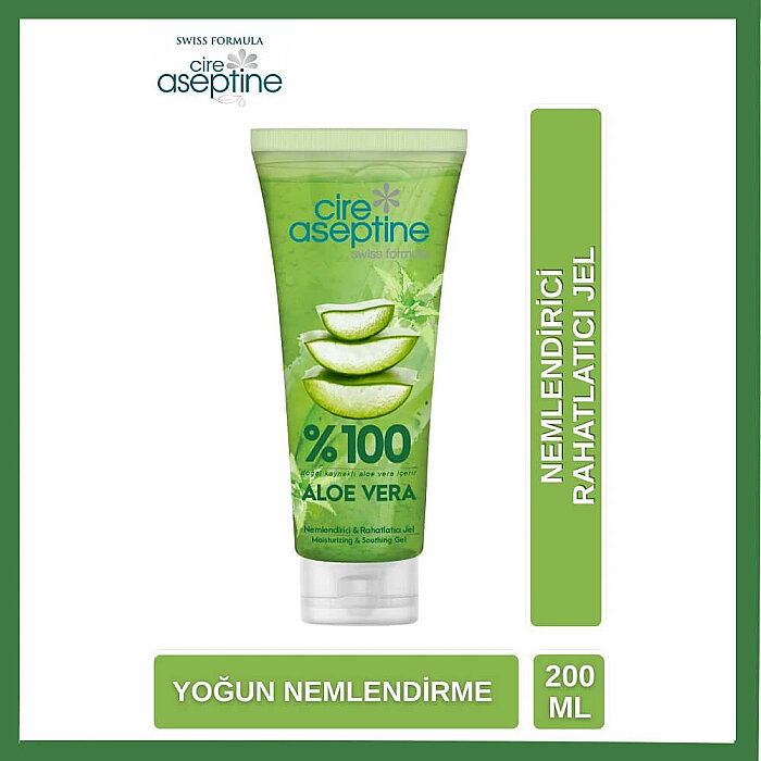 Cire Aseptine Aloe Vera Nemlendirici Ve Rahatlatıcı Jel 200 Ml - 2