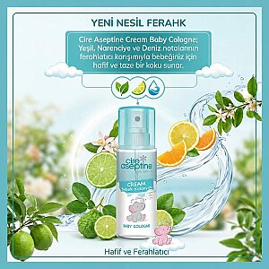 Cire Aseptine Bebek Kolonyası Cream 150 Ml - 3