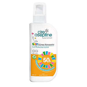 Cire Aseptine Bebek Vücut Güneş Koruyucu Krem SPF50+ PA++++ 200 Ml - Cire Aseptine