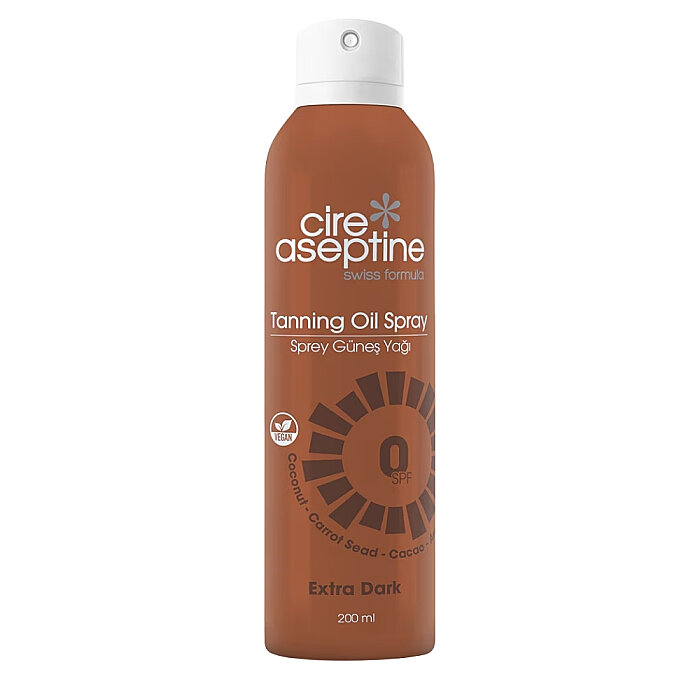 Cire Aseptine Bronzlaştırıcı Sprey Güneş Yağı SPF0 200 Ml - 1